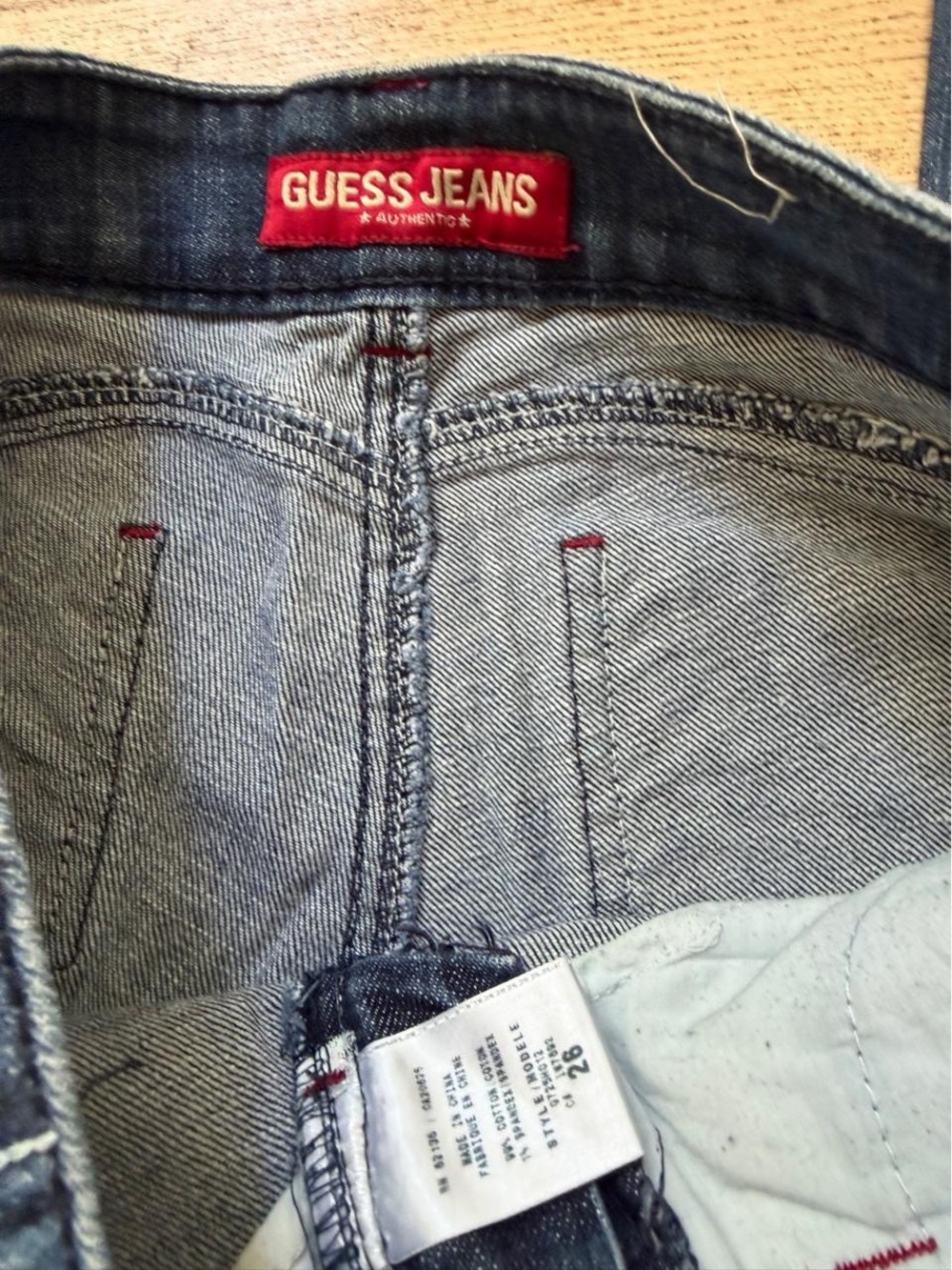Y2K Ultra Low-Rise Denim Guess Jeans Flare Jeans - Picture 3 of 6